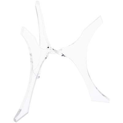 Plymor Clear Acrylic 3-Leg Tri-Pod Display Riser, Holds Egg or Sphere, 4.75" H x 3.5" W x 3.5" D (12 Pack)
