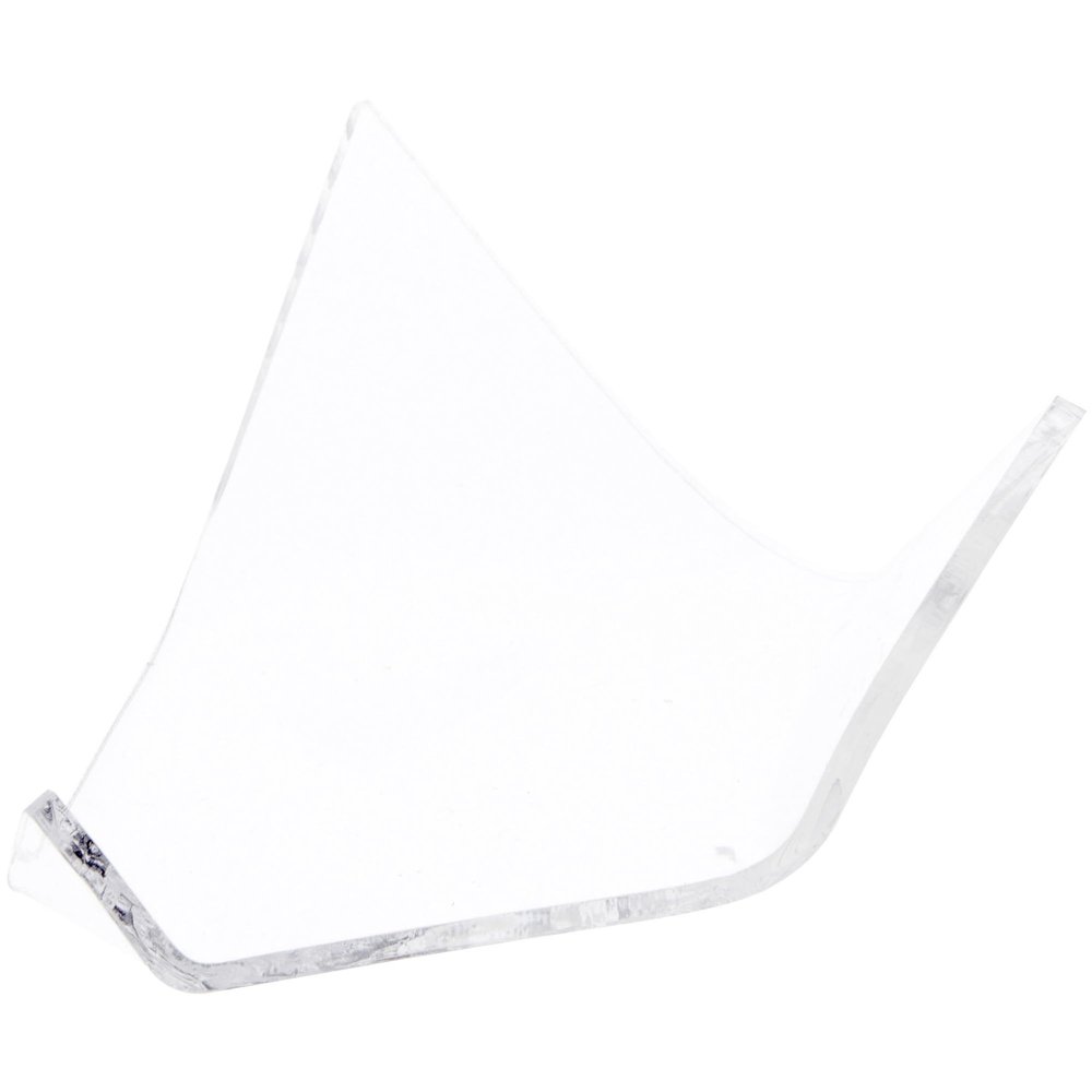 Plymor Clear Acrylic Display Stand Holder for Geode, Mineral or Crystal Cluster, 1.75" H x 3" W x 3.75" D (3 Pack)
