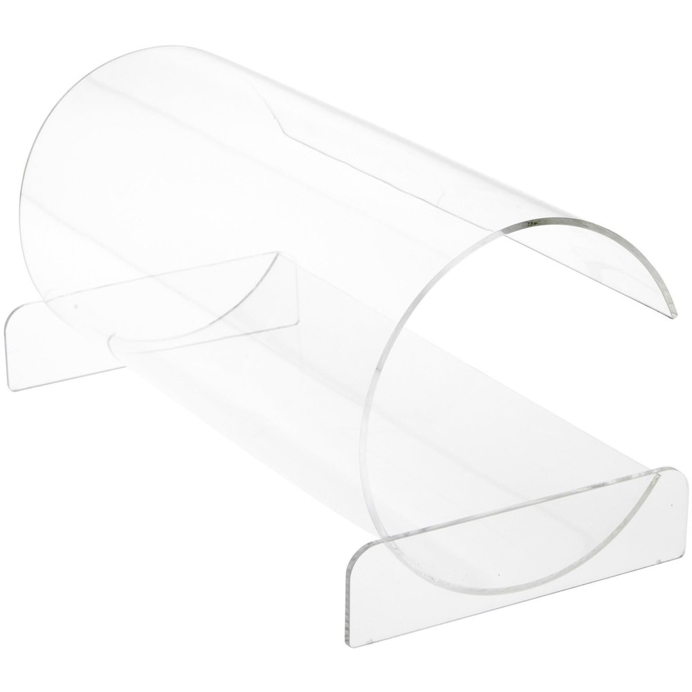 Plymor Clear Acrylic Horizontal Headband or Scarf Display (Countertop), 6.5" H x 12" W x 6.125" D