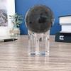 Plymor Clear Acrylic 3-Cylinder Sphere Stand to Hold Egg, Marble, Ball or Sphere, 1.5" H x 1.25" W x 1.25" D view 3