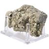 Plymor Clear Acrylic Rectangular Base with 4 Display Prongs for Geode, Mineral or Crystal Cluster, 1.5" H x 3.375" W x 2.5" D (6 Pack) view 2