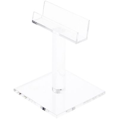 Plymor Clear Acrylic Square Display Stand for Eyeglass Frames, 4" H x 3" W x 3" D (6 Pack)