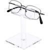 Plymor Clear Acrylic Square Display Stand for Eyeglass Frames, 4" H x 3" W x 3" D (6 Pack) view 2