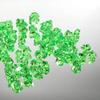 WGVI WGV Acrylic Ice Rock Crystals Treasure Gems for Table Scatters, Vase Fillers, Wedding, Banquet, Party, Event, Birthday Decor (Approx 150 pcs per Bag), 10 Bags, Green view 1
