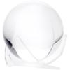 Plymor Clear Acrylic Triangular Display Stand Holder for Geode, Mineral or Crystal Cluster, 2" H x 3.25" W x 3.25" D (12 Pack) view 2