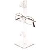 Plymor Clear Acrylic 3 Curved Bridge Display Risers for Eyeglass Frames, 9.25" H x 3" W x 3" D (6 Pack) view 2