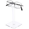 Plymor Clear Acrylic Square Display Stand for Eyeglass Frames, 5.5" H x 3" W x 3" D (3 Pack) view 2
