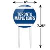 Acrylic NHL Toronto Maple Leafs Logo Cake Topper Party Decoration for Wedding Anniversary Birthday Graduation view 2