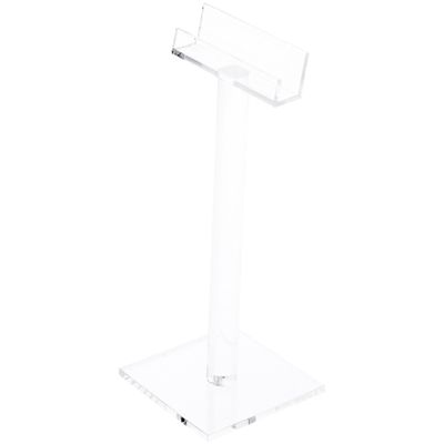 Plymor Clear Acrylic Square Display Stand for Eyeglass Frames, 7.5" H x 3" W x 3" D (6 Pack)