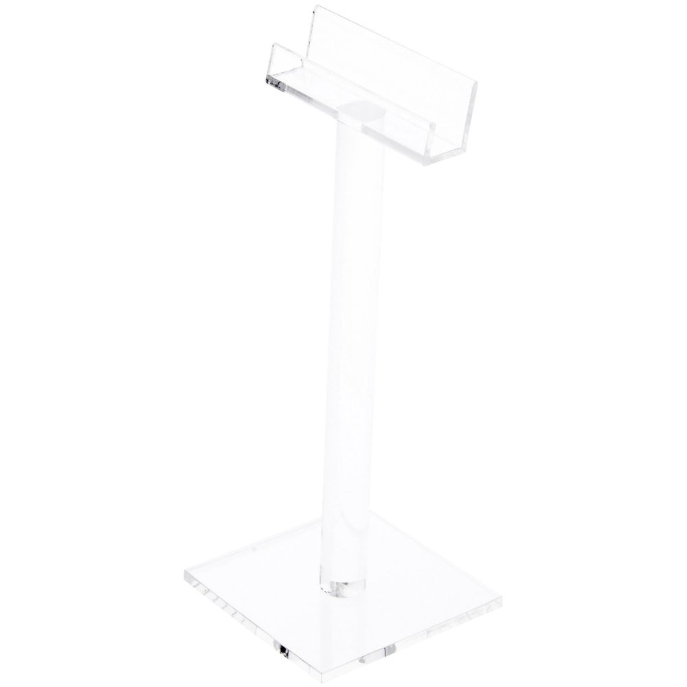 Plymor Clear Acrylic Square Display Stand for Eyeglass Frames, 7.5" H x 3" W x 3" D (6 Pack)