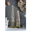 A&B Home Crystal Obelisk Decorative Lighting - 18" - Clear, Silver Finish view 3