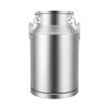 40L/10.56 Gallon Stainless Steel Milk Can - Heavy Duty Milk Jug Bucket with Ergonomic Handle and Tight Lid, SS Liquid Solid Container, Non-Slip Base, Seamless Design, Simply Rinse for Clean view 1
