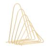 A&B Home Arch Metal Magazine Rack - Gold Finish view 1