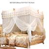 Fdit Luxury Princess Four Corner Post Bed Curtain Canopy Netting Net Bedding 4 Corner Canopy Curtains Bed Canopy for Girls Kids Bedroom Decor(180 * 200 * 200) view 2