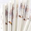Porcelain Chopsticks, Chopsticks Reusable Chinese Chopsticks Dishwasher Safe Tableware High temperature resistance, High-grade Bone Chopsticks expensive bulk Gift (D) view 3