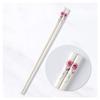 Porcelain Chopsticks, Chopsticks Reusable Chinese Chopsticks Dishwasher Safe Tableware High temperature resistance, High-grade Bone Chopsticks expensive bulk Gift (C) view 1