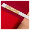 ZHOUXIAO Porcelain Chopsticks, Chopsticks Reusable Chinese Chopsticks Dishwasher Safe Tableware High Temperature Resistance, High-Grade Bone Chopsticks Expensive Gift Box Set Gift (F) view 1