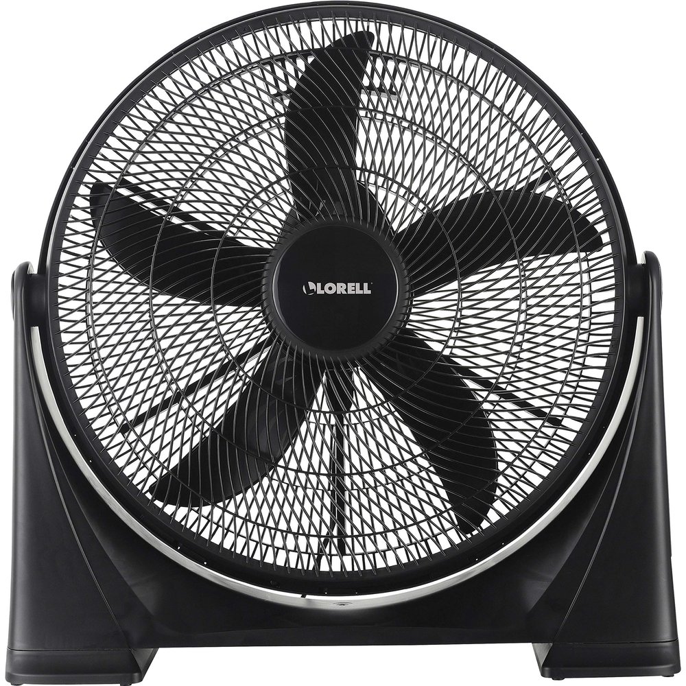 Lorell, LLR00301, 3-speed Box Fan, 1 Each, Black