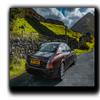 Quattroporte Back View Wall Art Decor Picture Painting Poster Print on Canvas Panels Pieces - Sport Car Theme Wall Decoration Set - Sports Car Wall Picture for Showroom 23 by 40 in view 1