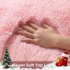 Ophanie Pink Rug for Bedroom Girls, Kids Fluffy Kawaii Fuzzy Furry Shag Area Rug, Cute Plush Soft Shaggy Bedside Indoor Floor 4x6 Carpet for Teen Nursery Dorm Home Room Decor Aesthetic view 2