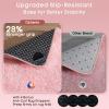 Ophanie Pink Rug for Bedroom Girls, Kids Fluffy Kawaii Fuzzy Furry Shag Area Rug, Cute Plush Soft Shaggy Bedside Indoor Floor 4x6 Carpet for Teen Nursery Dorm Home Room Decor Aesthetic view 4
