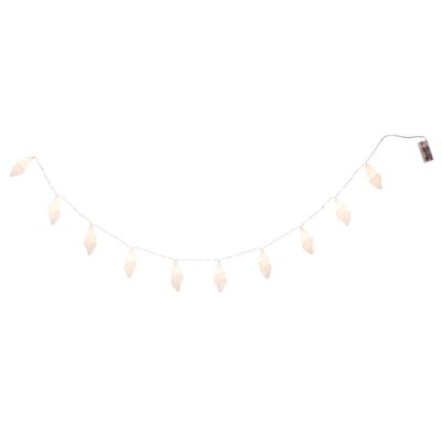 Beachcombers B22608 LED Cone Shell String Lights, 71-inch Length
