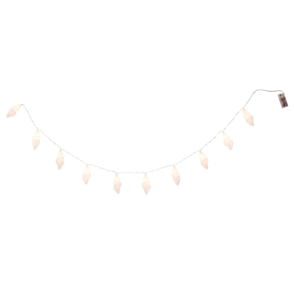 Beachcombers B22608 LED Cone Shell String Lights, 71-inch Length