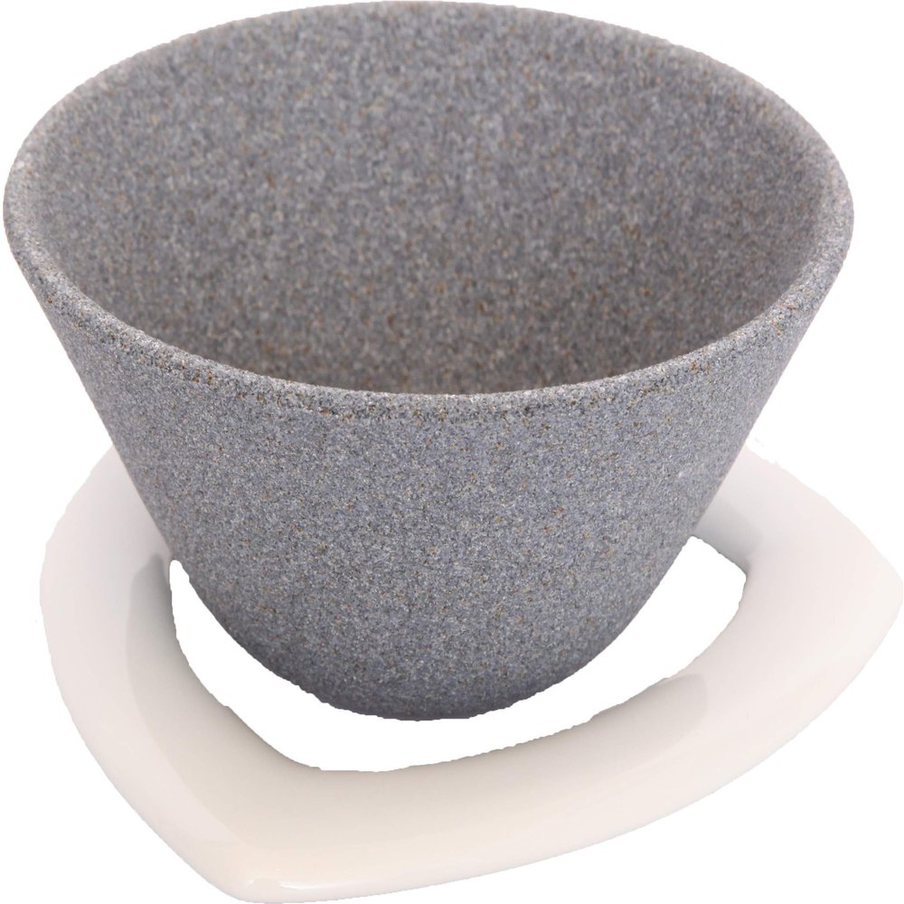COFIL Standard Ceramic Coffee Filter Dripper with Dedicated Base, White 13904002