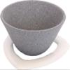 COFIL Standard Ceramic Coffee Filter Dripper with Dedicated Base, White 13904002 view 1