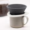 COFIL Standard Ceramic Coffee Filter Dripper with Dedicated Base, White 13904002 view 2