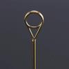 wadbeev 6 Heavy Base Wire Place Card Holders, 12" Gold Table Number Ring-Clip Menu Photo Picture Holder Wedding Birthday Party Decoration Centerpiece with Stand view 3