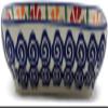 Polmedia Polish Pottery Soap Dish - Wave of Flowers Pattern Handmade in Boleslawiec Poland + Certificate of Authenticity view 3