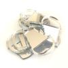 Bucket Crafting Mirrors, Set of 10, Shatterproof Acrylic, Silver Mirror, 4 view 1