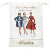 Simplicity Vintage 5607003001 Retro Fashion Travel Shoe Bag with Drawstring Closure, 10 x 15 Inches view 1