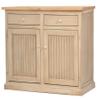 American Heartland 75114CROT Poplar Kitchen Island with Oak Top, Caribbean Rum view 1