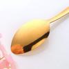 12-Piece Stainless Steel Dinner Spoons Set, Table Spoon Dessert Spoons for Home, Kitchen or Restaurant - 6.9 Inches, Golden view 3