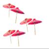 TJ Global PACK OF 6 Japanese Chinese 33" Umbrella Parasol For Wedding Parties, Photography, Costumes, Cosplay, Decoration And Other Events - 6 Umbrellas (Hot Pink) view 2