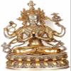 Exotic India Tibetan Buddhist Deity Four Armed Avalokiteshvara (Chenrezig) view 1