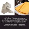 Arkwright Restaurant Cloth Napkins - (Pack of 25) Spun Polyester Dinner Napkin with Hemmed Edges - Ideal for Dinner, Wedding, Party, Banquet, Kitchen, 20 x 20 in, Grey view 3