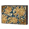 Designocracy 95014-12 Patterned Rustic Wooden Block Design Graphic Art view 1