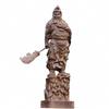 China Natural Ebony Black Wood Carved Guan Gong Yu Warrior God Statue (12" H x 3.2" L x 2.4" W) view 1