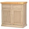 American Heartland 75114ECPT Poplar Kitchen Island with Pine Top, European Cherry view 1