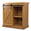 Rustic Winsome Kitchen Island in Rustic Yellow with Pine Top view 1