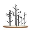 Balvi Magazine Rack Autumn Black Colour Tree-Shaped Decorative Metal Newspaper and Magazine Organizer view 1