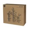 Balvi Magazine Rack Autumn Black Colour Tree-Shaped Decorative Metal Newspaper and Magazine Organizer view 2