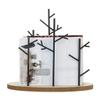 Balvi Magazine Rack Autumn Black Colour Tree-Shaped Decorative Metal Newspaper and Magazine Organizer view 3