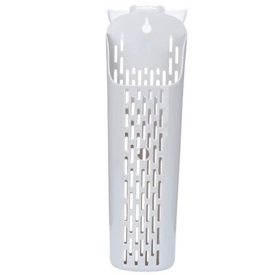 TOPBATHY Cutlery Utensil Organizer Wall Mount Utensil Draining Racks Chopsticks Holder Plastic Wall Flatware Holder with Lid (Grey)