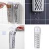 TOPBATHY Cutlery Utensil Organizer Wall Mount Utensil Draining Racks Chopsticks Holder Plastic Wall Flatware Holder with Lid (Grey) view 4