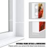 Canvas Floater Frame for Finished Canvas Art, 1.25" Deep Floating Shadow Gap Design, Modern Wall Decor for Home & Office, Gallery Style Display, Hardware Included (White, 20x24) view 4