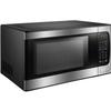 Danby DBMW0924BBS 0.9 Cu.Ft. CounterTop Microwave In Black Stainless Steel - 900 Watts, Small Microwave With Push Button Door view 2